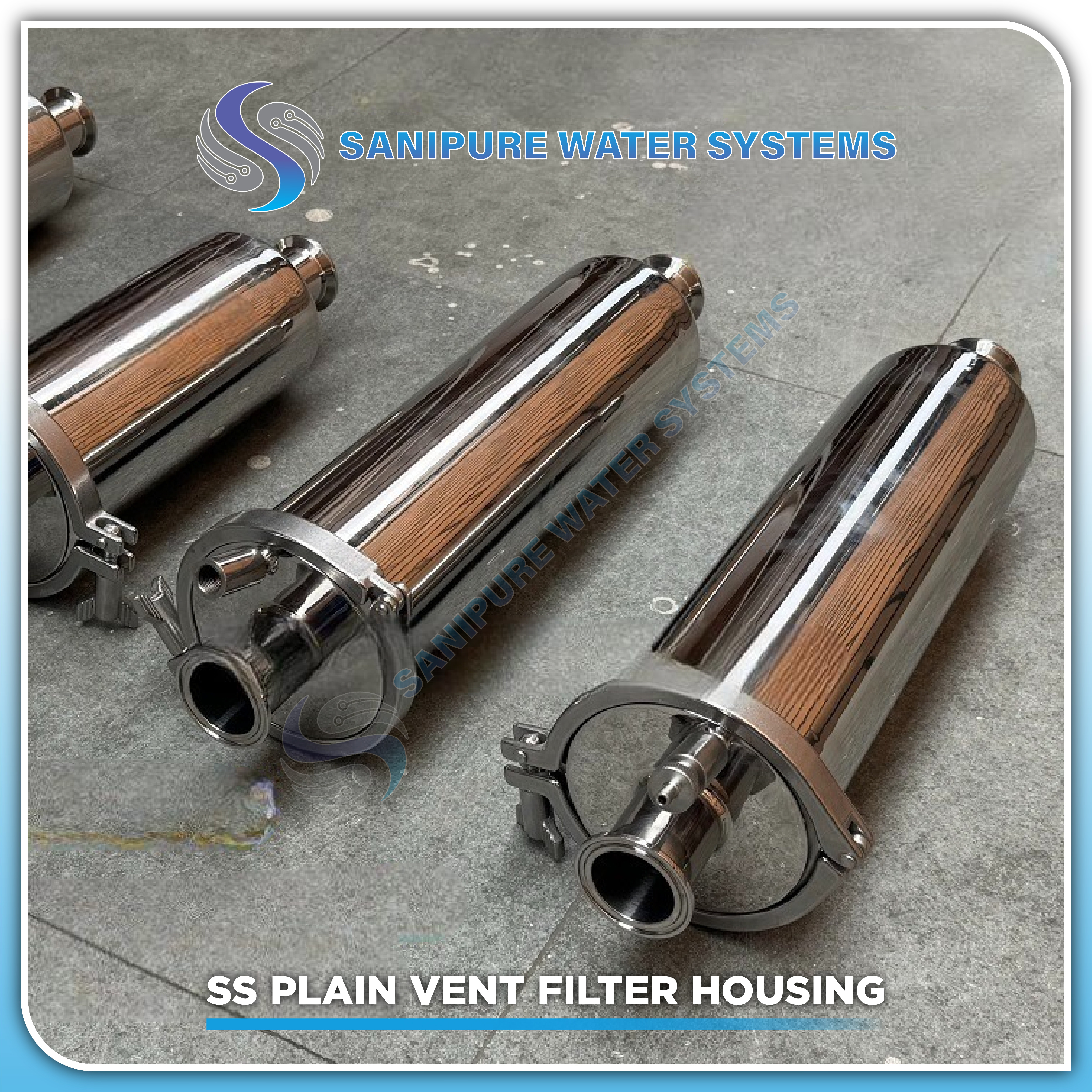 SS Plain Vent Filter Housing